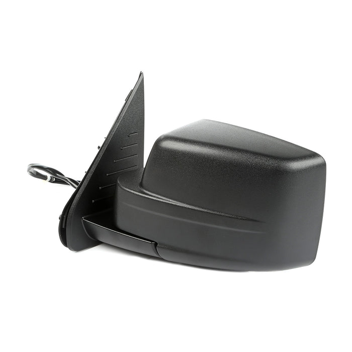 Omix 12043.10 Door Mirror; Left; Power; Heated; Folding; Black; - Truck Part Superstore