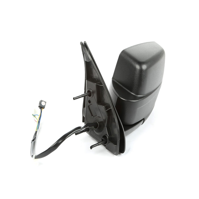 Omix 12043.10 Door Mirror; Left; Power; Heated; Folding; Black; - Truck Part Superstore