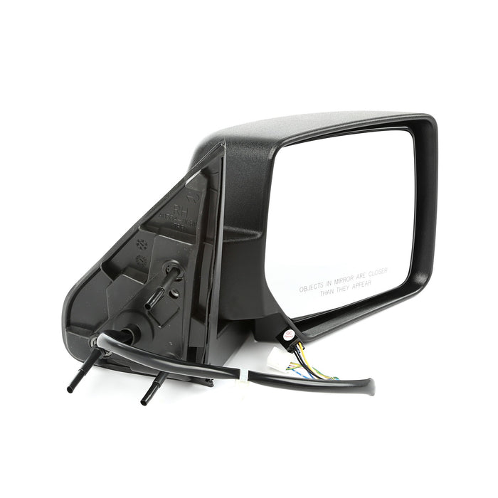 Omix 12043.11 Door Mirror; Right; Power; Heated; Folding; Black; - Truck Part Superstore