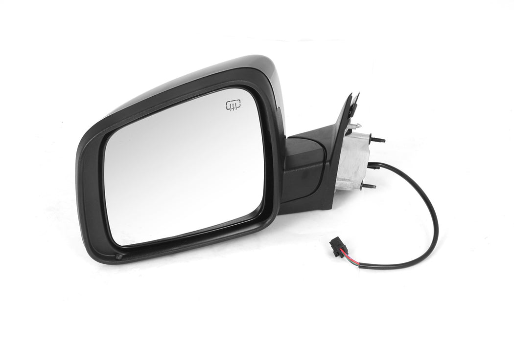 Omix 12046.41 Door Mirror; Left; Power; Heated; Black Crystal Pearl; - Truck Part Superstore