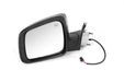 Omix 12046.41 Door Mirror; Left; Power; Heated; Black Crystal Pearl; - Truck Part Superstore