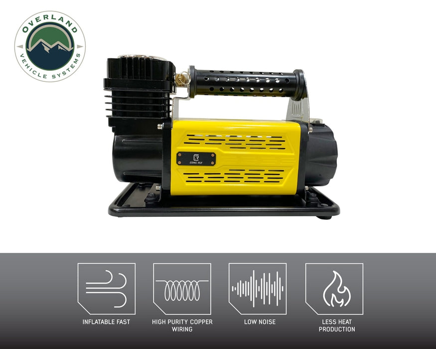 Overland Vehicle Systems 12089917 Portalble Air Compressor System 5.6 CFM With Storage Bag, Hose and Attachments Universal Overland Vehicle Systems - Truck Part Superstore