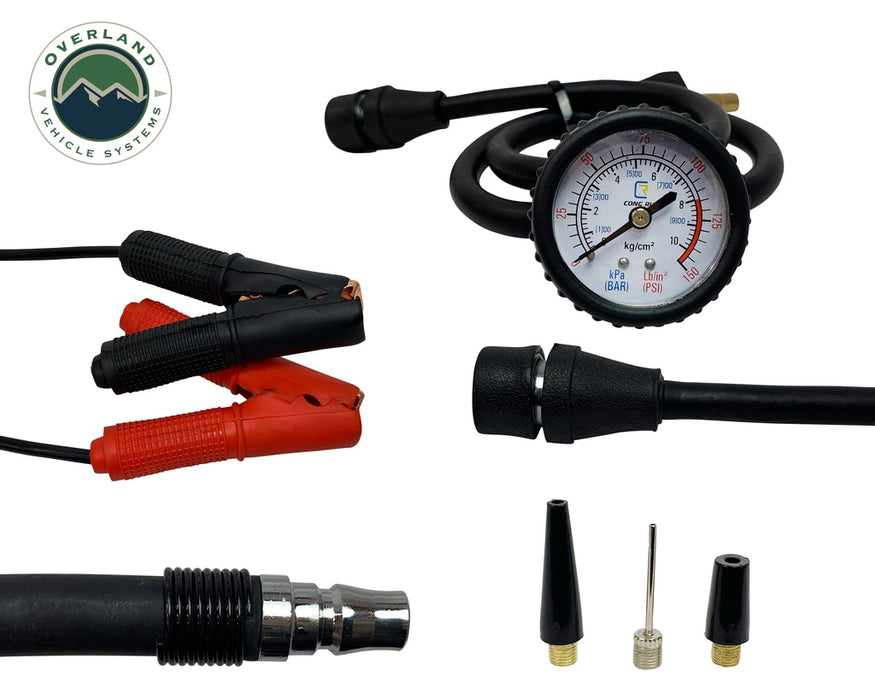 Overland Vehicle Systems 12089917 Portalble Air Compressor System 5.6 CFM With Storage Bag, Hose and Attachments Universal Overland Vehicle Systems - Truck Part Superstore