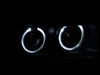Anzo USA 121011 Projector Headlight Set; Clear Lens; Black Housing; G2; Pair; CCFL; - Truck Part Superstore