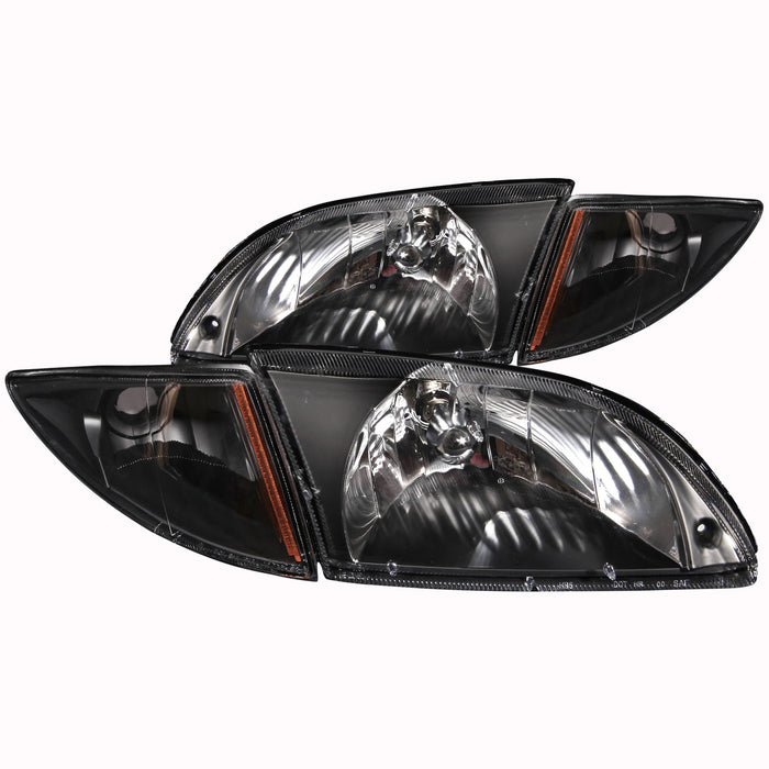 ANZO USA 121019 Crystal Headlight Set - Truck Part Superstore