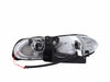 Anzo USA 121024 Crystal Headlight Set w/Halo; Clear Lens; Black Housing; Pair; - Truck Part Superstore