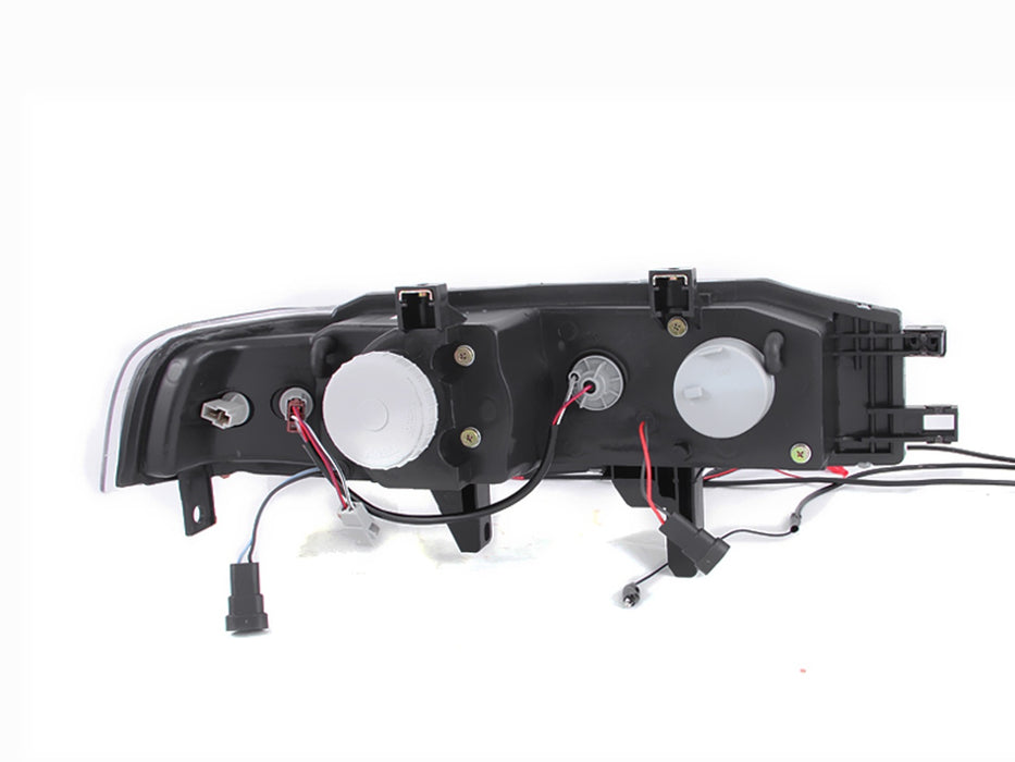 Anzo USA 121048 Projector Headlight Set; Clear Lens; Black Housing; Pair; 1 pc.; - Truck Part Superstore