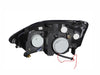 Anzo USA 121057 Projector Headlight Set w/Halo; Clear Lens; Black Housing; Pair; - Truck Part Superstore