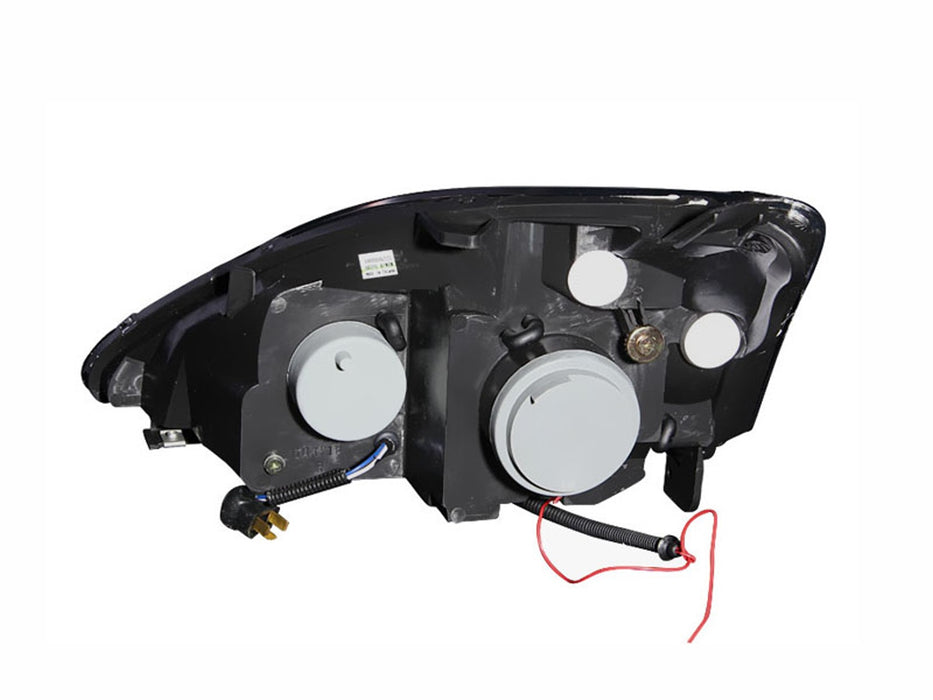 Anzo USA 121057 Projector Headlight Set w/Halo; Clear Lens; Black Housing; Pair; - Truck Part Superstore