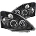 Anzo USA 121057 Projector Headlight Set w/Halo; Clear Lens; Black Housing; Pair; - Truck Part Superstore