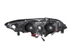 Anzo USA 121061 Projector Headlight Set w/Halo; Clear Lens; Chrome Housing; Pair; CCFL; - Truck Part Superstore