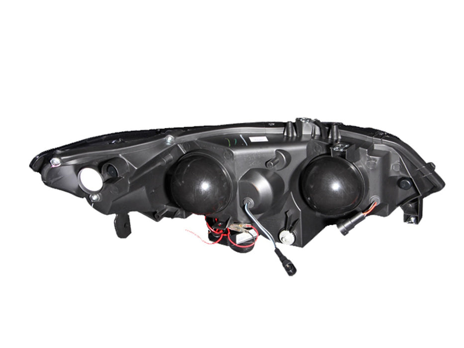 Anzo USA 121061 Projector Headlight Set w/Halo; Clear Lens; Chrome Housing; Pair; CCFL; - Truck Part Superstore