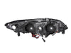 Anzo USA 121062 Projector Headlight Set w/Halo; Clear Lens; Black Housing; Pair; CCFL; - Truck Part Superstore