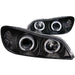 Anzo USA 121077 Projector Headlight Set w/Halo; Clear Lens; Black Housing; Pair; - Truck Part Superstore
