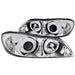 Anzo USA 121078 Projector Headlight Set w/Halo; Clear Lens; Chrome Housing; Pair; - Truck Part Superstore