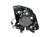 Anzo USA 121108 Crystal Headlight Set; Clear Lens; Black Housing; Pair; - Truck Part Superstore