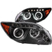 Anzo USA 121119 Projector Headlight Set w/Halo; Clear Lens; Black Housing; Pair; CCFL; - Truck Part Superstore