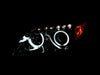 Anzo USA 121120 Projector Headlight Set w/Halo; Clear Lens; Chrome Housing; Pair; CCFL; - Truck Part Superstore