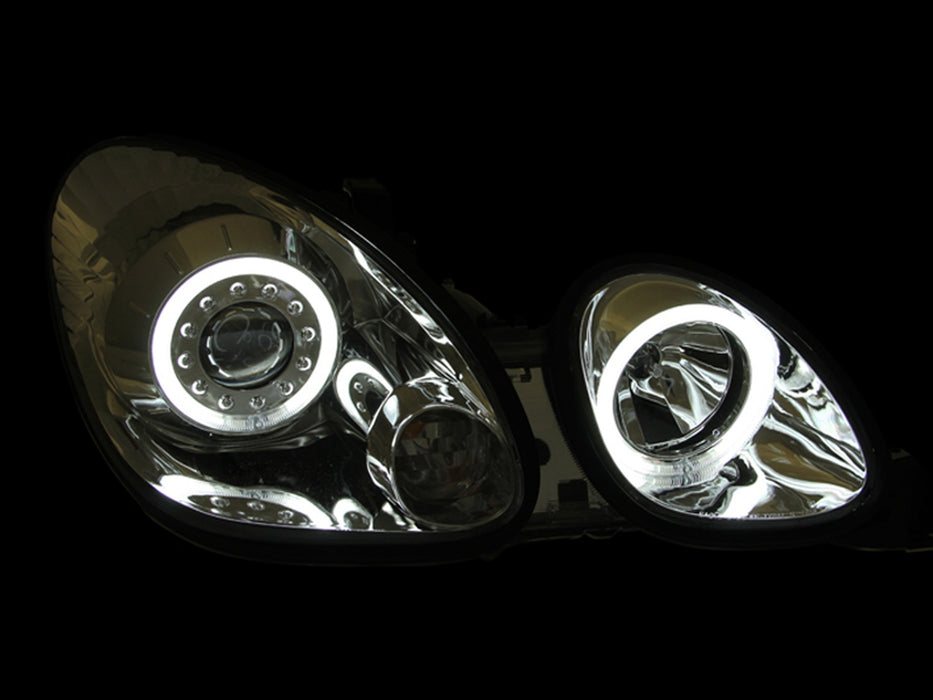 Anzo USA 121143 Projector Headlight Set w/Halo - Truck Part Superstore