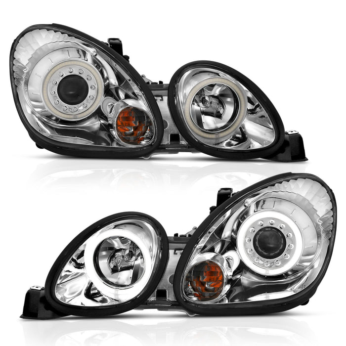 Anzo USA 121143 Projector Headlight Set w/Halo - Truck Part Superstore