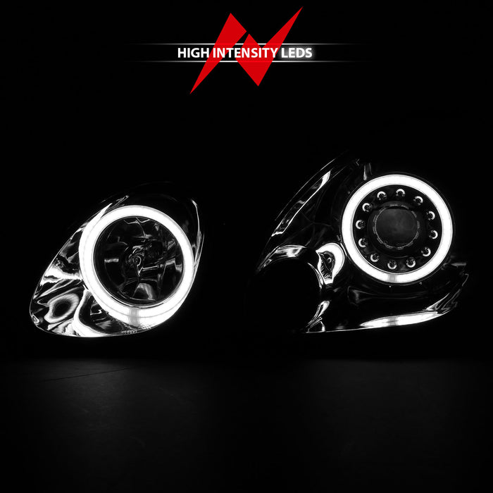 Anzo USA 121143 Projector Headlight Set w/Halo - Truck Part Superstore