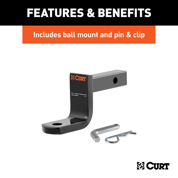CURT 121153 Class 2 Hitch; 1-1/4in. Mount; Select LaCrosse; Regal; XTS; Impala; Malibu - Truck Part Superstore