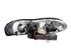 Anzo USA 121160 Projector Headlight Set w/Halo; Clear Lens; Black Housing; Pair; - Truck Part Superstore