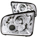 Anzo USA 121162 Projector Headlight Set w/Halo; Clear Lens; Chrome Housing; Pair; CCFL; - Truck Part Superstore