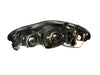 Anzo USA 121165 Crystal Headlight Set; Clear Lens; Black Housing; Pair; - Truck Part Superstore