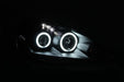 Anzo USA 121197 Projector Headlight Set w/Halo; Clear Lens; Black Housing; Pair; - Truck Part Superstore
