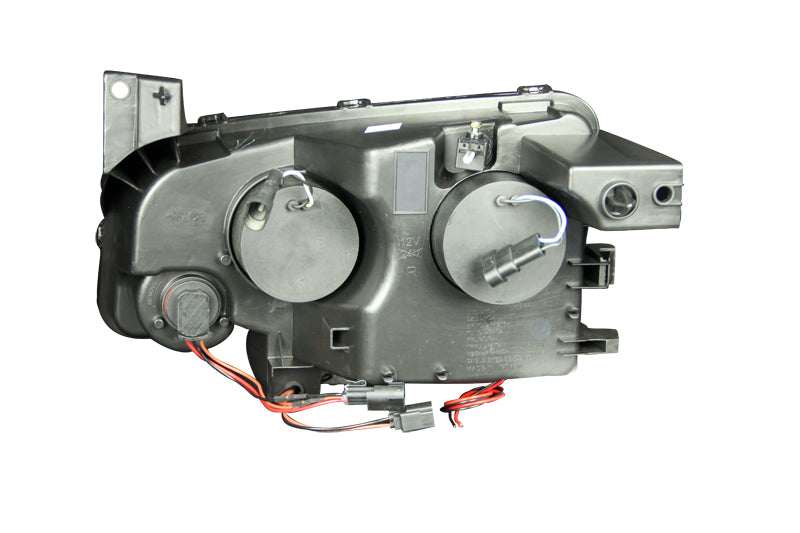 Anzo USA 121218 Projector Headlight Set w/Halo; Clear Lens; Black Housing; Pair; CCFL; - Truck Part Superstore