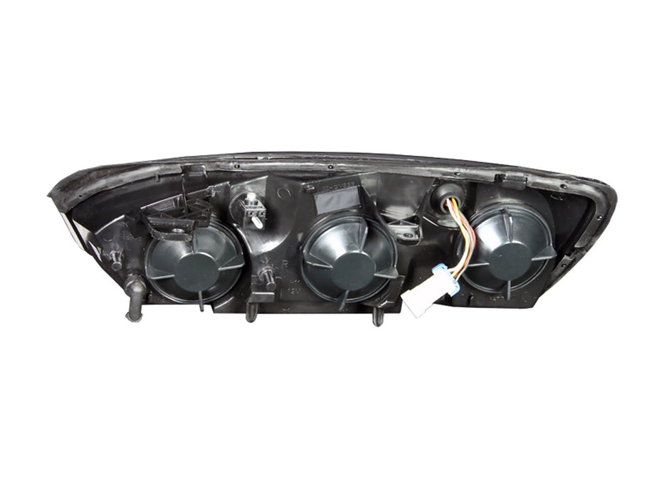 Anzo USA 121221 Crystal Headlight Set; Clear Lens; Black Housing; Pair; - Truck Part Superstore