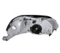 Anzo USA 121234 Crystal Headlight Set; Clear Lens; Gun Metal Housing; Pair; - Truck Part Superstore