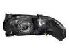 Anzo USA 121235 Crystal Headlight Set; Clear Lens; Black Housing; Pair; - Truck Part Superstore
