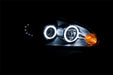 Anzo USA 121236 Projector Headlight Set w/Halo; Clear Lens; Black Housing; Pair; CCFL; - Truck Part Superstore
