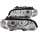 Anzo USA 121268 Projector Headlight Set w/Halo; Clear Lens; Chrome Housing; Pair; - Truck Part Superstore