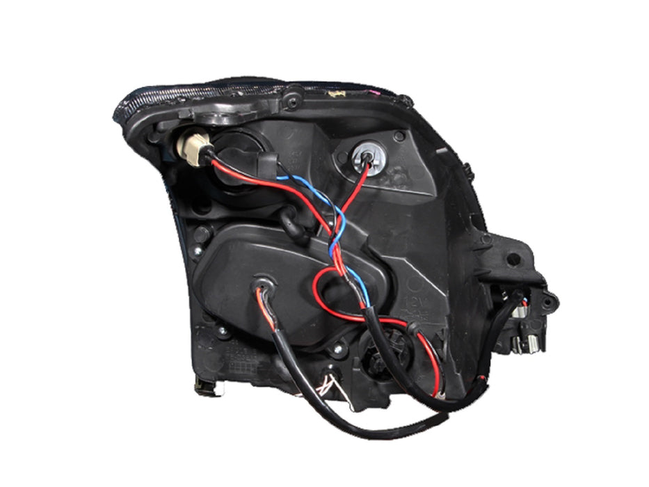 Anzo USA 121276 Projector Headlight Set w/Halo; Clear Lens; Black Housing; Pair; - Truck Part Superstore