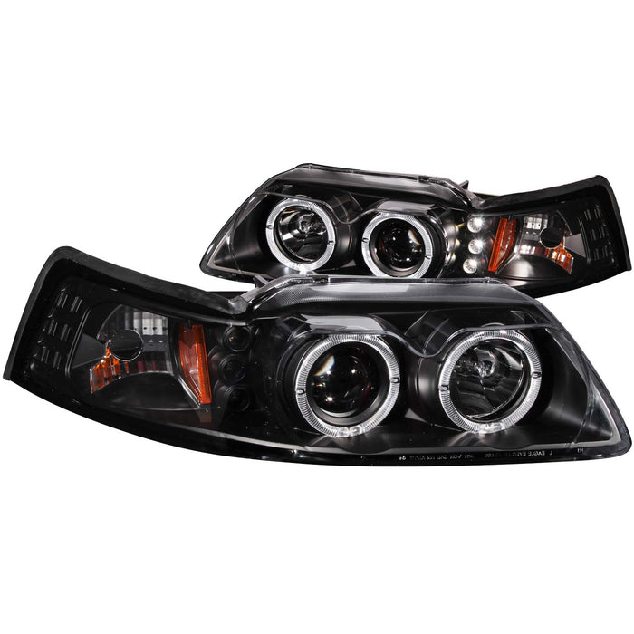 Anzo USA 121303 Projector Headlight Set w/Halo - Truck Part Superstore