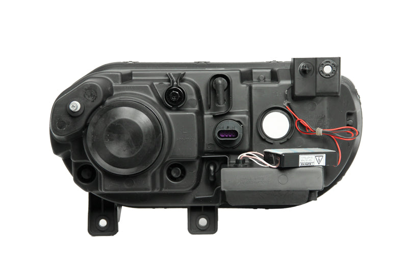 Anzo USA 121306 Projector Headlight Set w/Halo; Clear Lens; Black Housing; Pair; CCFL; - Truck Part Superstore