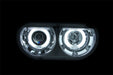Anzo USA 121307 Projector Headlight Set w/Halo; Clear Lens; Chrome Housing; Pair; CCFL; - Truck Part Superstore