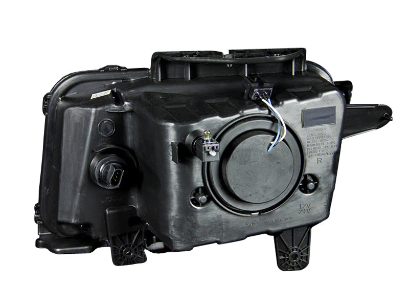 Anzo USA 121311 Projector Headlight Set w/Halo; Clear Lens; Chrome Housing; Pair; CCFL; - Truck Part Superstore