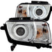 Anzo USA 121311 Projector Headlight Set w/Halo; Clear Lens; Chrome Housing; Pair; CCFL; - Truck Part Superstore
