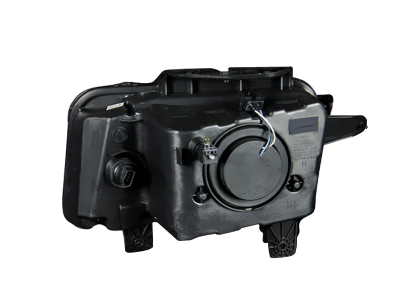 Anzo USA 121312 Projector Headlight Set w/Halo; Clear Lens; Black Housing; Pair; CCFL; - Truck Part Superstore