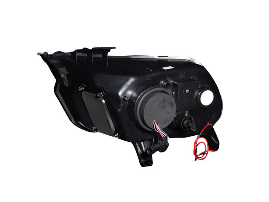 Anzo USA 121323 Projector Headlight Set w/Halo; Clear Lens; Black Housing; Pair; CCFL; - Truck Part Superstore