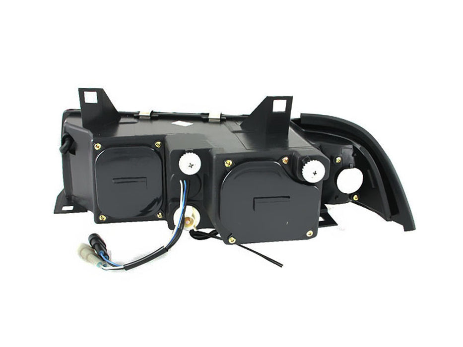 Anzo USA 121326 Projector Headlight Set w/Halo; Clear Lens; Chrome Housing; G2; Pair; 1 pc.; - Truck Part Superstore