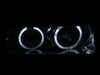 Anzo USA 121326 Projector Headlight Set w/Halo; Clear Lens; Chrome Housing; G2; Pair; 1 pc.; - Truck Part Superstore
