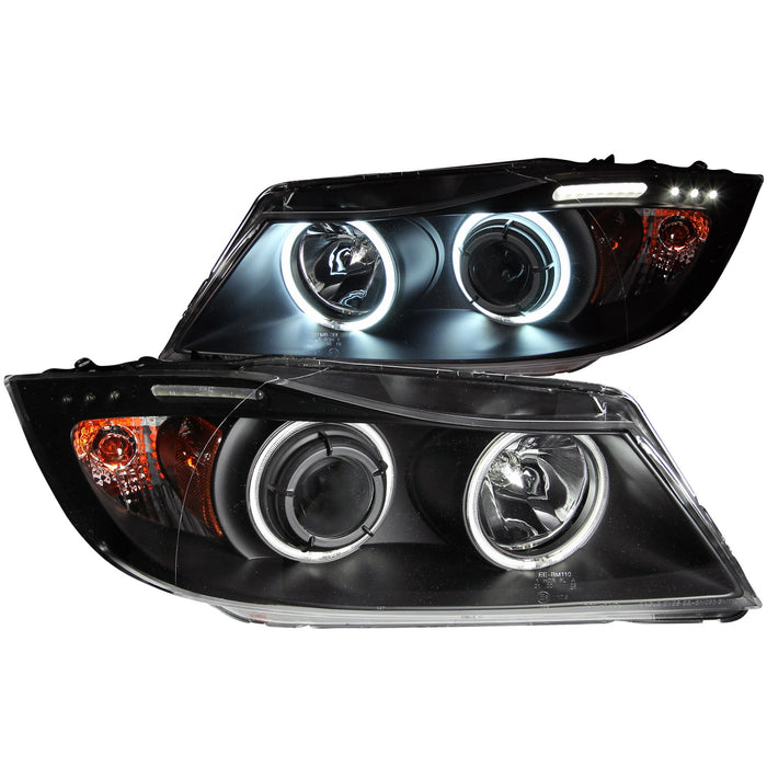 Anzo USA 121335 Projector Headlight Set w/Halo - Truck Part Superstore