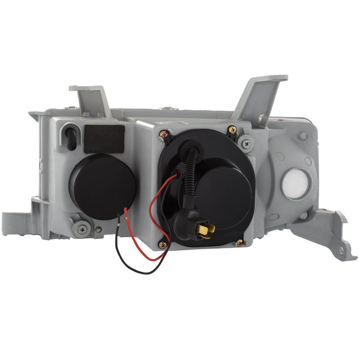 Anzo USA 121347 Projector Headlight Set w/Halo; Clear Lens; Black Housing; G2; Pair; - Truck Part Superstore