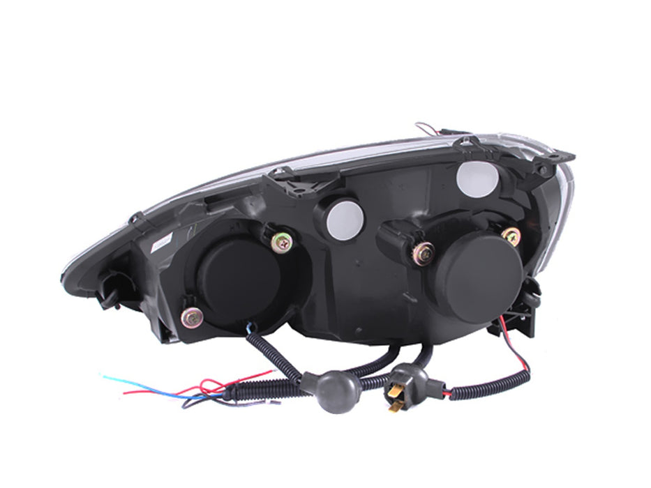 Anzo USA 121359 Projector Headlight Set w/Halo; Clear Lens; Black Housing; Pair; - Truck Part Superstore