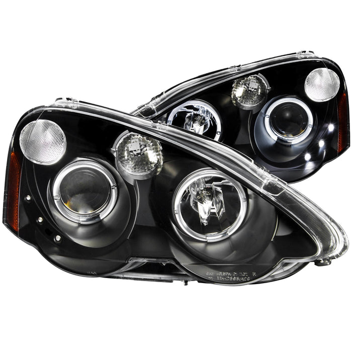 Anzo USA 121359 Projector Headlight Set w/Halo; Clear Lens; Black Housing; Pair; - Truck Part Superstore